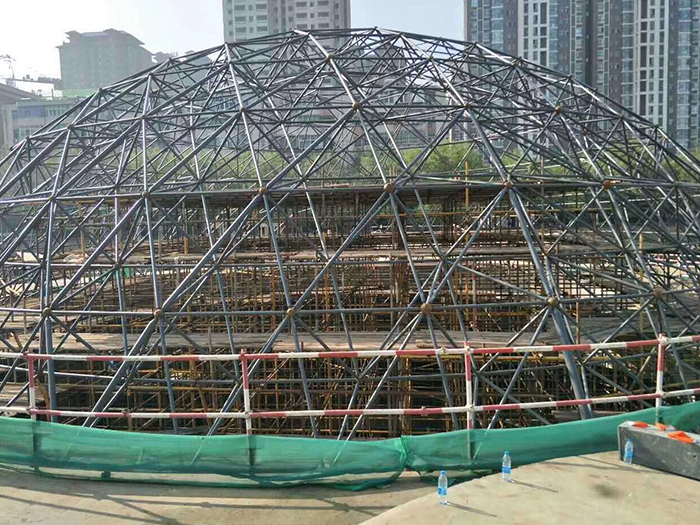 昆山球形网架钢结构施工